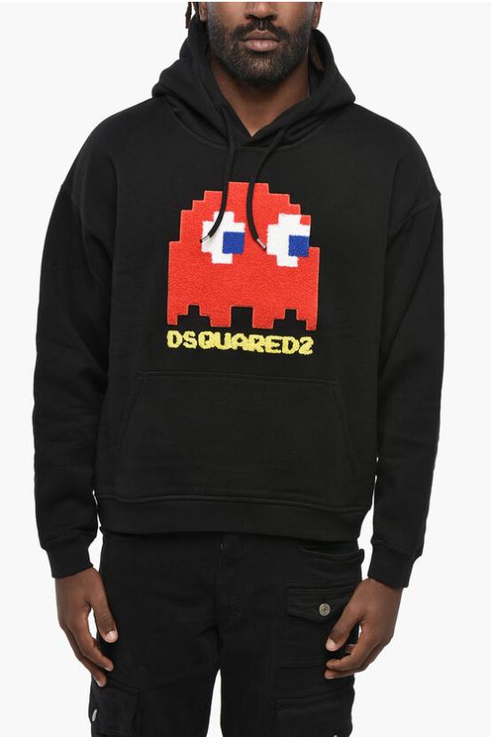  디스퀘어드2 후드 티셔츠 S71GU0635S25516900 Black