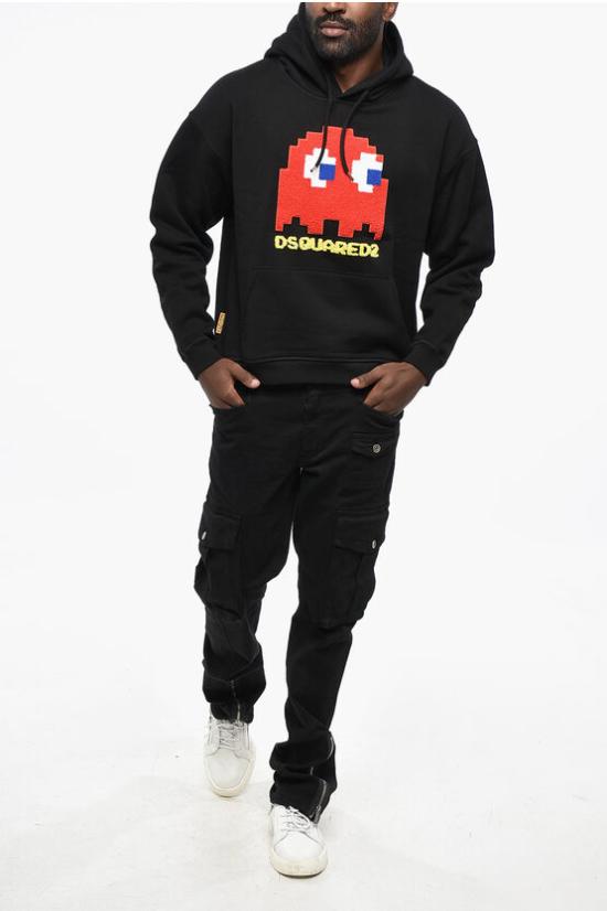  디스퀘어드2 후드 티셔츠 S71GU0635S25516900 Black - DSQUARED2