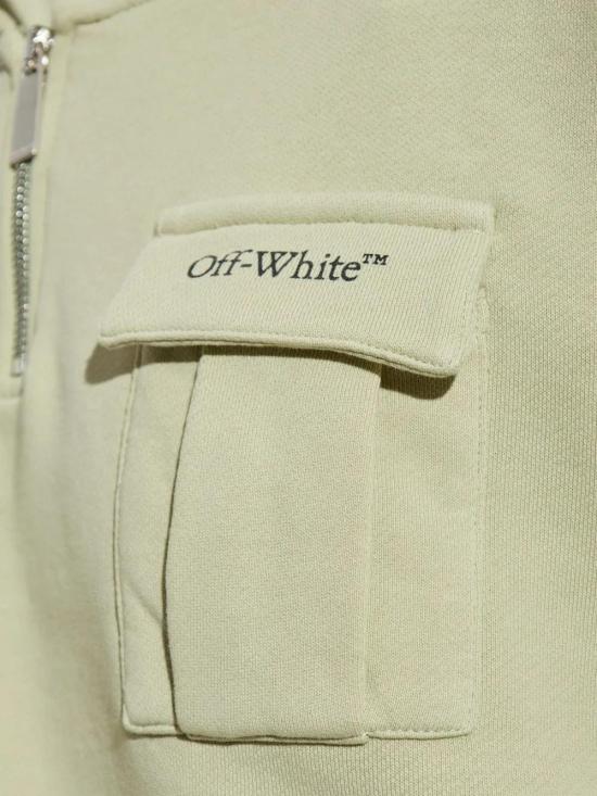 25FW 오프화이트 긴팔 티셔츠 OWBB06BF25FLE0015010 5010 ALFALFA BL - OFF WHITE