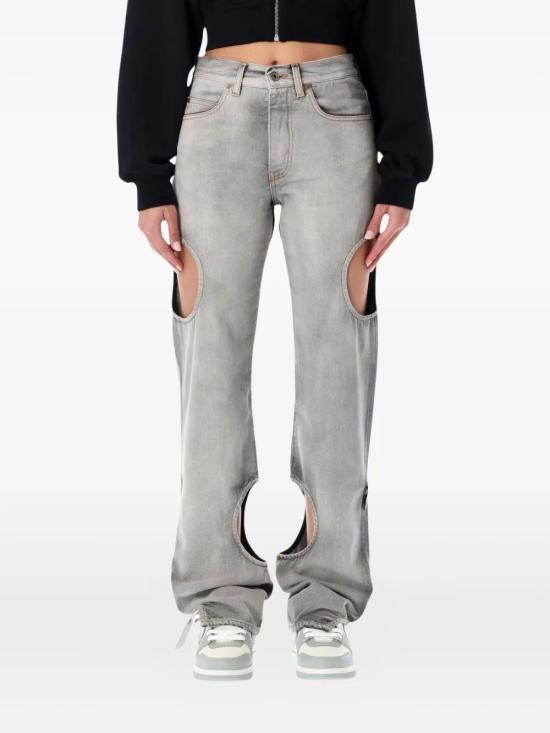 25FW 오프화이트 데님 팬츠 OWYA06AF25DEN0011200 1200 BLEACH BLA