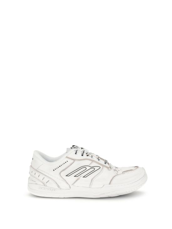 26SS 발렌시아가 햄튼스 미디움 원 아웃 스니커즈 841763WCURS 9000 WHITE