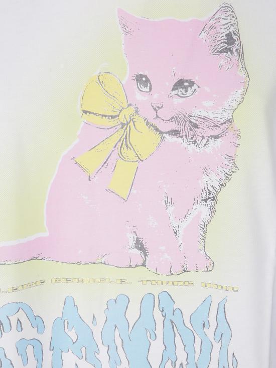 25FW 가니 반팔 티셔츠 T4339 151 Bright White - GANNI