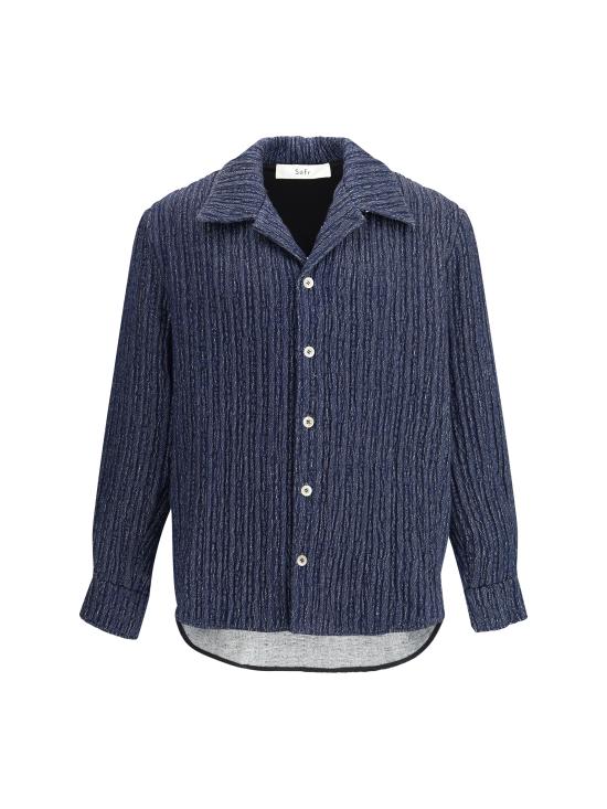 25FW 세퍼 긴팔 셔츠 MFW25WESSHA SHAPEOFWAT BLUE