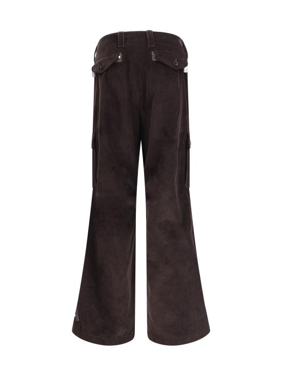 25FW 돌체앤가바나 스트레이트 팬츠 GP15VTFUVET M0682 BROWN - DOLCE & GABBANA