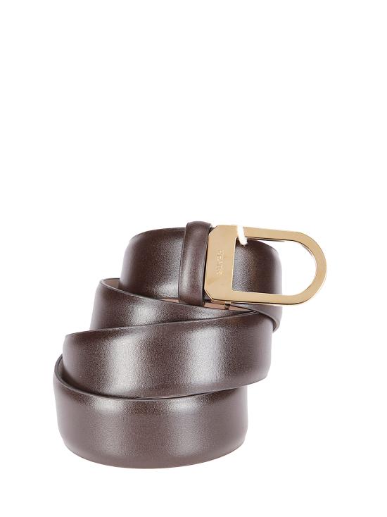 25FW 케이트 새들 버클 벨트 10103763 950 DARK BROWN