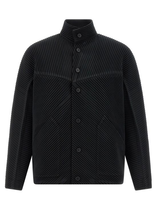 25FW 옴므 플리세 이세이 미야케 MC SEPTEMBER 셉템버 자켓 HP58JC09115 Black