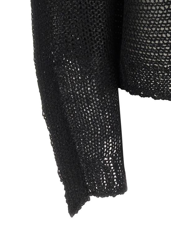 25FW 이세이 미야케 탑 IM58KN27815 Black - ISSEY MIYAKE