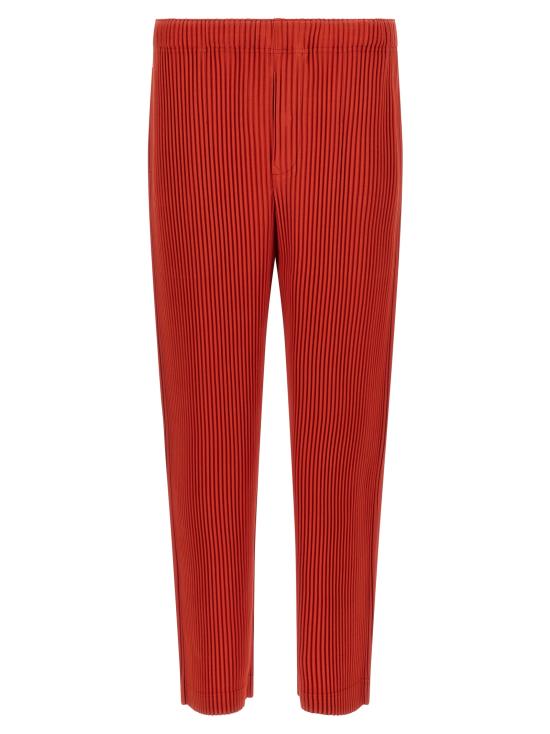 25FW 옴므 플리세 이세이 미야케 스트레이트 팬츠 HP58JF09425 Red