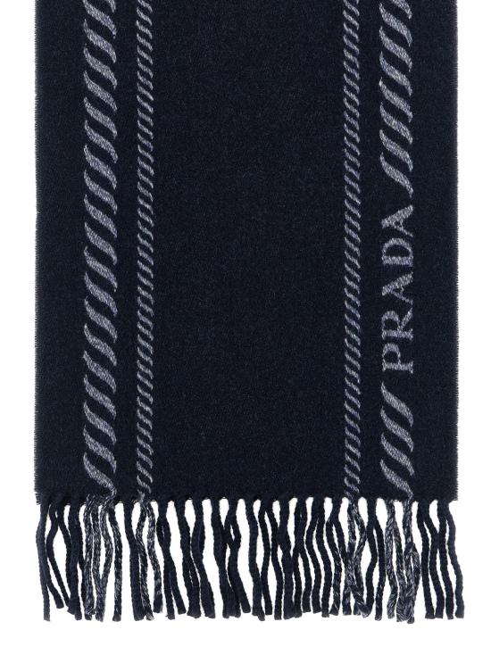 25FW 프라다 머플러/스카프 2FS1142HJ5F0008 Blue - PRADA