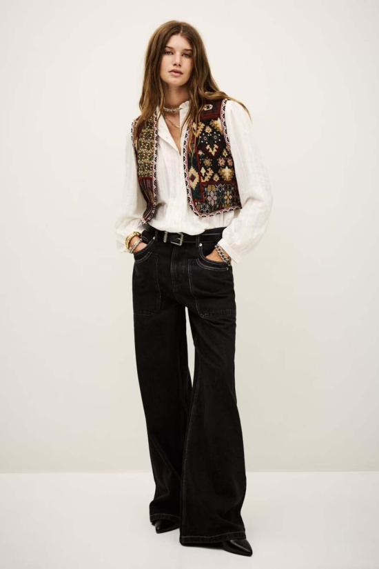  바쉬 데님 팬츠 바앤쉬 노엘 진 진스 카르보네 - BA&SH