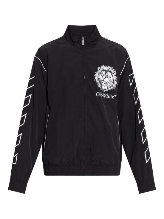 25FW 오프화이트 봄버 자켓 OMBD05EF25FAB0011001 1001 BLACK WH