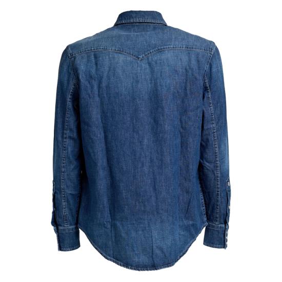 25FW 돈답 데님 셔츠 UC343R LP4 800 BLUE - DONDUP