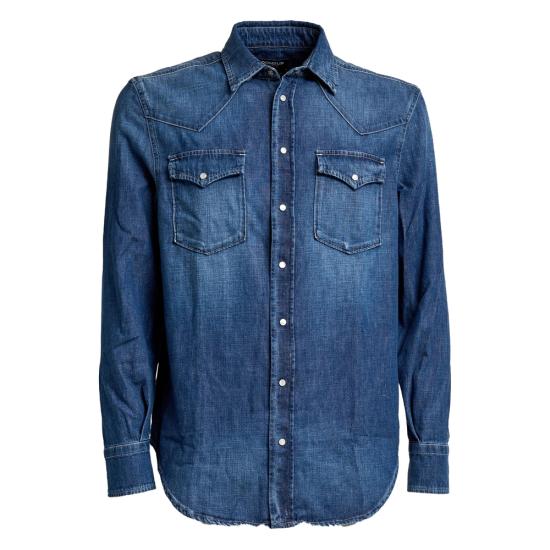 25FW 돈답 데님 셔츠 UC343R LP4 800 BLUE