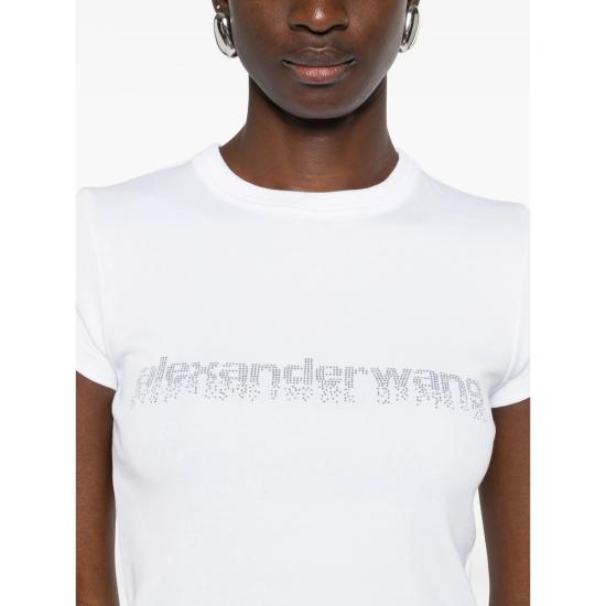 26SS 알렉산더 왕 반팔 티셔츠 1CC1261209 100 WHITE - ALEXANDER WANG