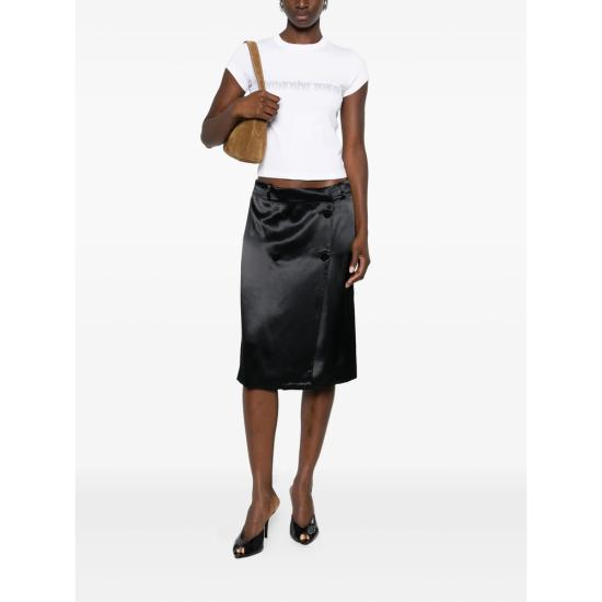 26SS 알렉산더 왕 반팔 티셔츠 1CC1261209 100 WHITE - ALEXANDER WANG