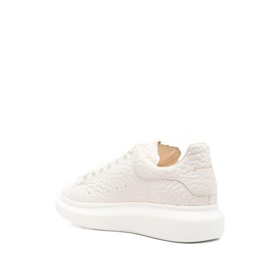 26SS 알렉산더 맥퀸 오버사이즈 레더 스니커즈 807881 WHAEG 9022 NEUTRALS - ALEXANDER MCQUEEN