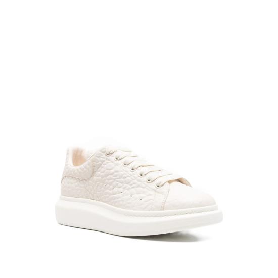 26SS 알렉산더 맥퀸 오버사이즈 레더 스니커즈 807881 WHAEG 9022 NEUTRALS - ALEXANDER MCQUEEN