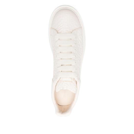 26SS 알렉산더 맥퀸 오버사이즈 레더 스니커즈 807881 WHAEG 9022 NEUTRALS - ALEXANDER MCQUEEN