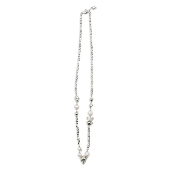 26SS 알렉산더 맥퀸 네크리스 836692 J16PA 1906 SILVER
