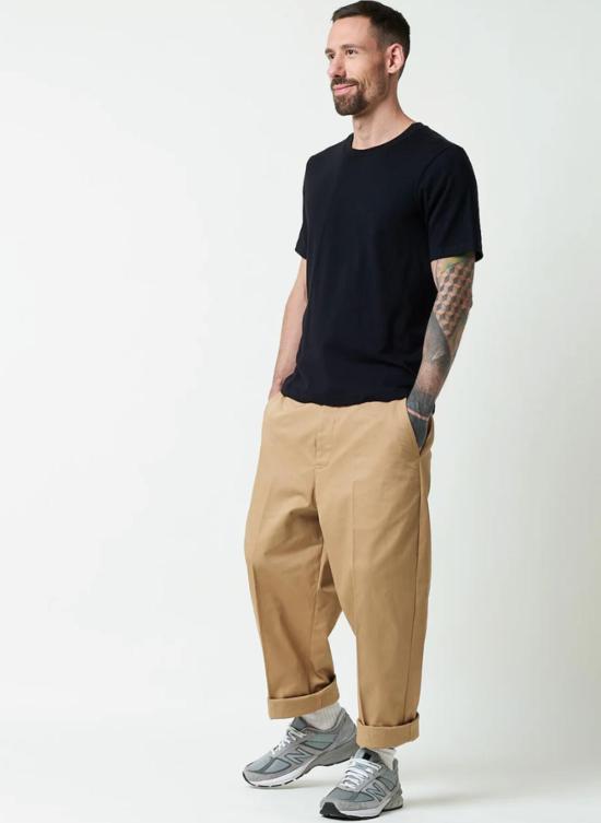  메르츠 비 슈바넨 치노 팬츠 Merz B. Schwanen 1920년대 코튼 트윌 워커 치노 - MERZ B. SCHWANEN