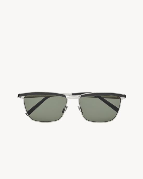 25FW 생로랑 선글라스 843043Y99698100 Silver - SAINT LAURENT