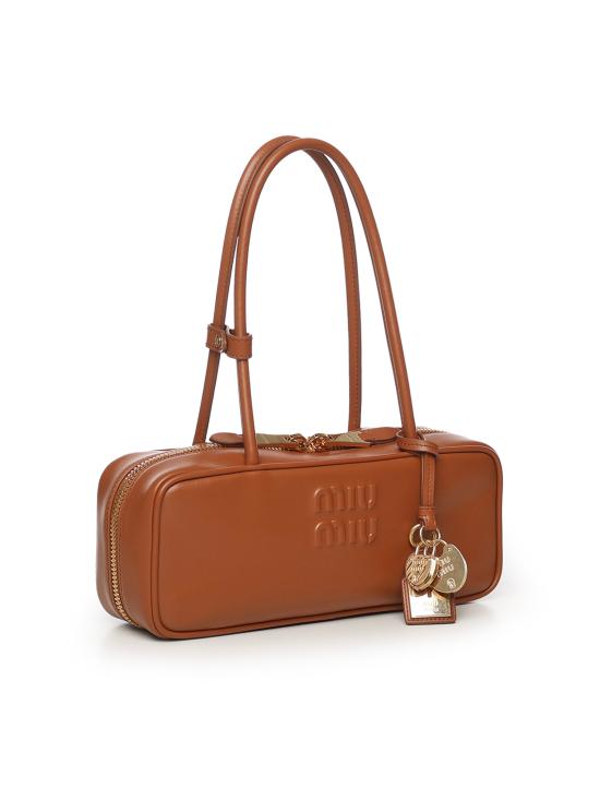 25FW 미우미우 토트백 5BB1732CRWF0046 COGNAC DOM - MIU MIU