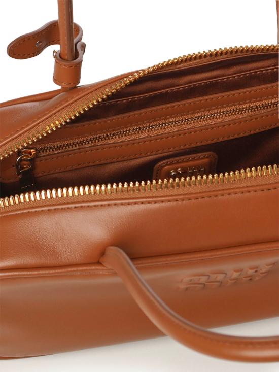 25FW 미우미우 토트백 5BB1732CRWF0046 COGNAC DOM - MIU MIU