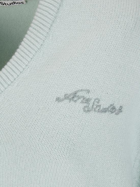 25FW 아크네 스튜디오 후드 티셔츠 A60625 BI8 FADED MINT - ACNE STUDIOS