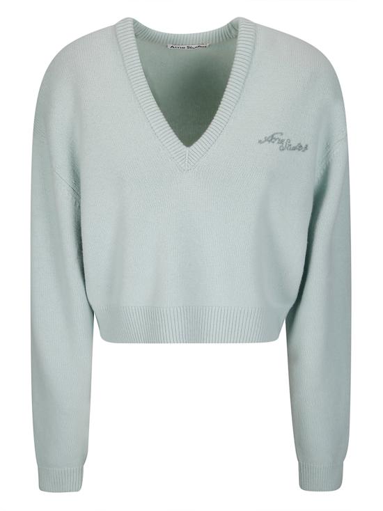 25FW 아크네 스튜디오 후드 티셔츠 A60625 BI8 FADED MINT