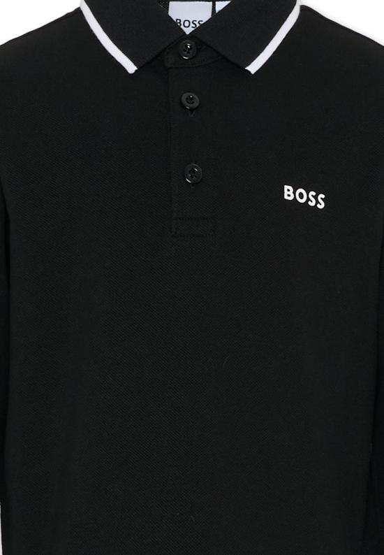25FW [키즈] 보스 폴로 셔츠 J52330 09B BLACK - BOSS