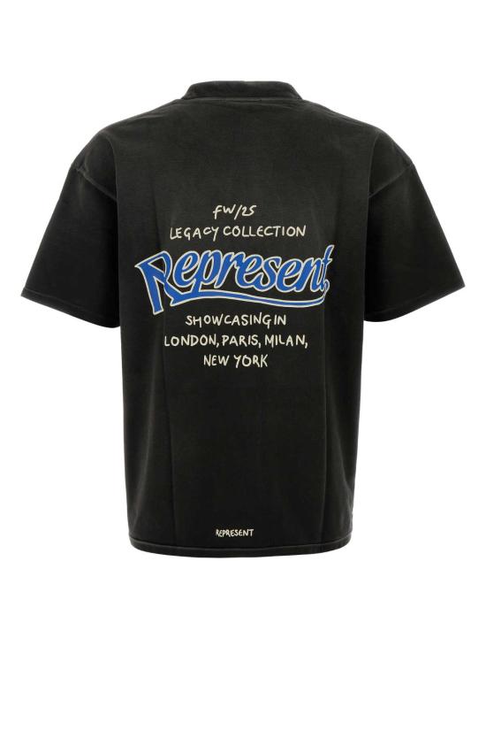 25FW 리프레젠트 반팔 티셔츠 MLM100175 04 STAINEDBLACK - REPRESENT