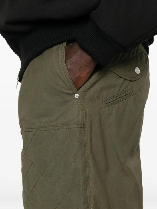 25FW 겐조 스트레이트 팬츠 FF65PA2469HD 51 COTTON DARK KHAKI - KENZO