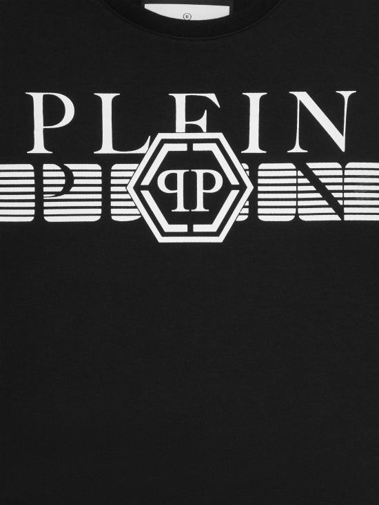 24FW [키즈] 필립 플레인 트레이닝 상의 BJO0160PJO002N 02 BLACK - PHILIPP PLEIN