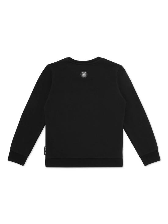 24FW [키즈] 필립 플레인 트레이닝 상의 BJO0160PJO002N 02 BLACK - PHILIPP PLEIN