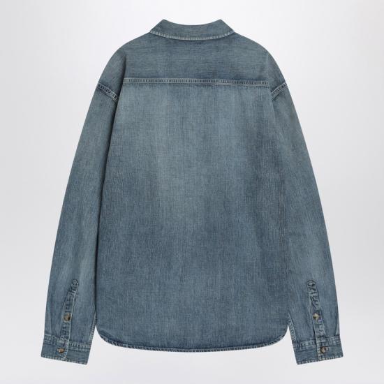  생로랑 탑 823437Y14MJ Blue - SAINT LAURENT