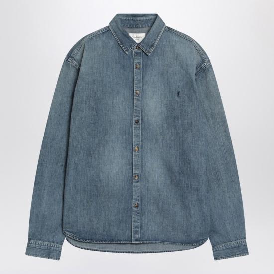  생로랑 탑 823437Y14MJ Blue