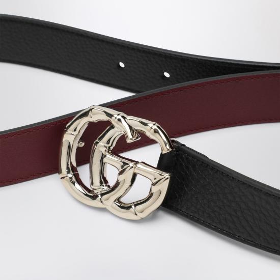 25FW 구찌 GG 마몽 벨트 847228AAEAO Black - GUCCI