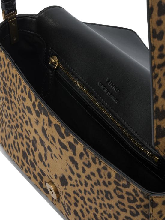 25FW 핑코 크로스백 106244A32AM35Q Brown - PINKO