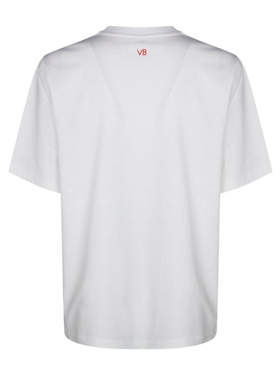 25FW 빅토리아 베컴 반팔 티셔츠 1425JTS007015A 9591 BIANCO - VICTORIA BECKHAM