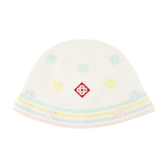 25FW 카사블랑카 비니 A AW25 HAT 095 01 white