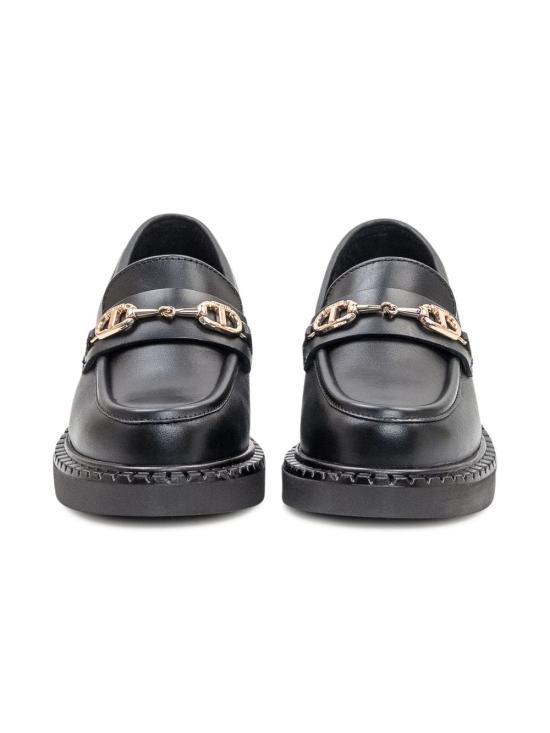 25FW [키즈] 트윈셋 모카신 252GCJ034 00006 Black - TWINSET