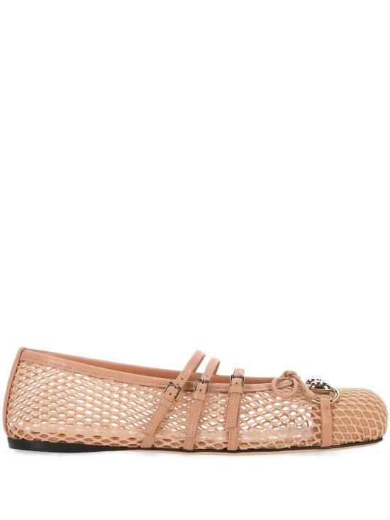 25FW 구찌 홀스빗 플랫 슈즈 835077 FAEQZ5741 DUSTY ROSE PINK APRI