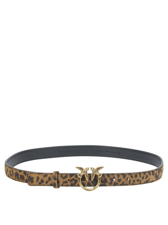 25FW 핑코 벨트 100143A32AM35Q Brown