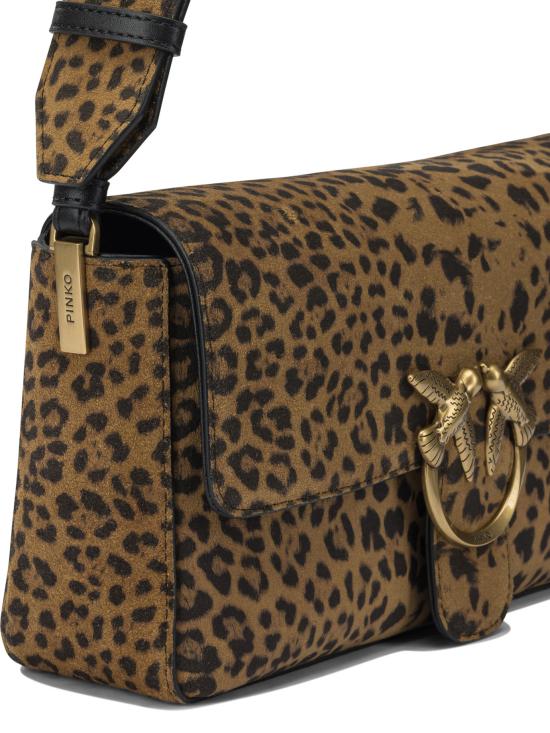 25FW 핑코 숄더백 106243A32AM35Q Brown - PINKO