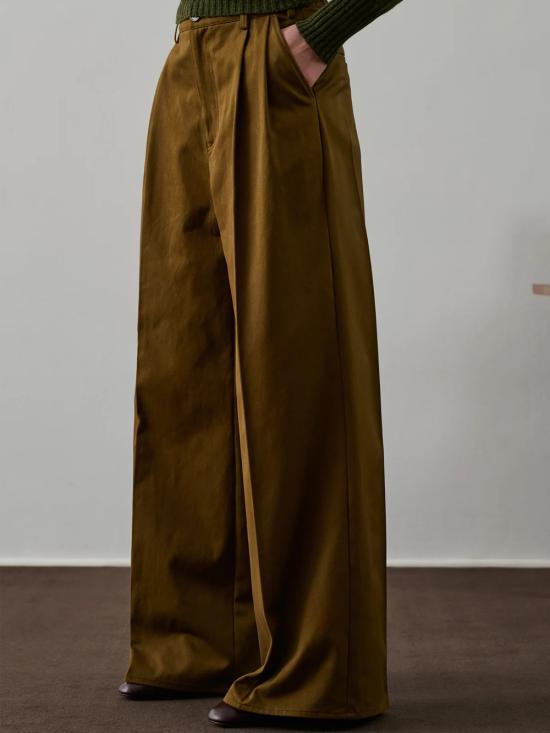 25FW 쉐르 스트레이트 팬츠 PAN0075FREJUS KAK1025W Kaki - SOEUR