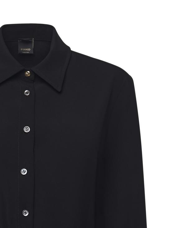 25FW 핑코 미디 원피스 105761 A2U2Z99 Black - PINKO