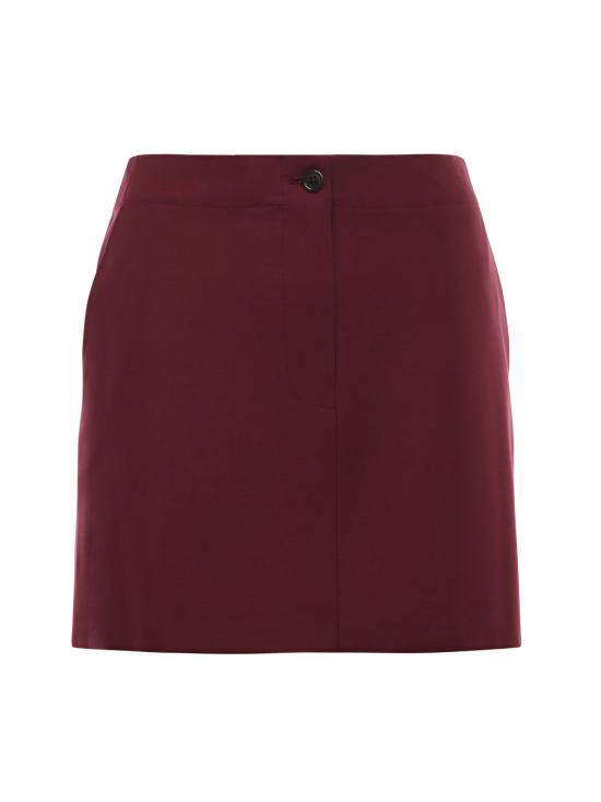 25FW 오또다메 숏 스커트 DN6266 ROUGE NOIRE Rouge noir