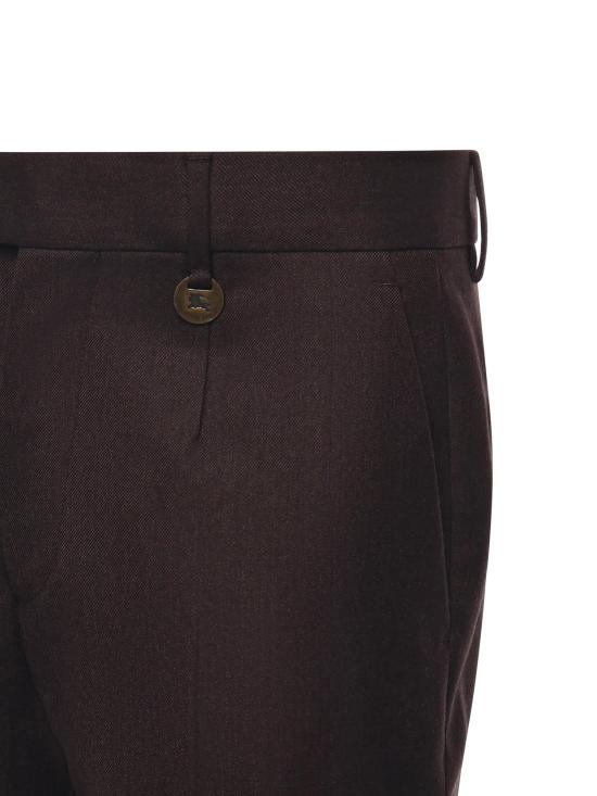 25FW 버버리 울 테일러드 팬츠  8115552 C3496 SOOT BROWN - BURBERRY