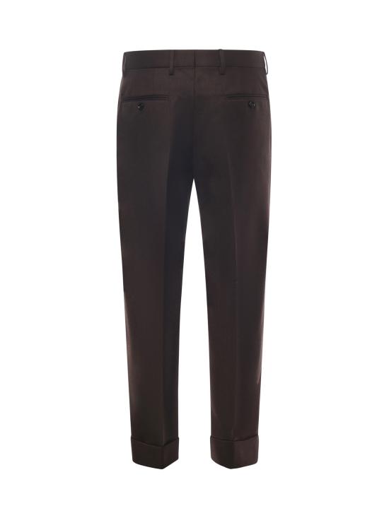 25FW 버버리 울 테일러드 팬츠  8115552 C3496 SOOT BROWN - BURBERRY