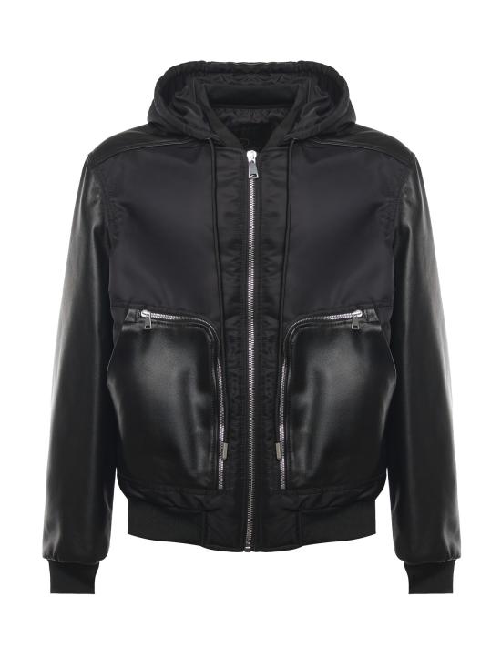 25FW 줄리아노 갈리아노 가죽 자켓 GOURCH NERO Black